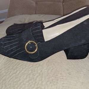 Marc Fisher womens Mabel fringe loafers